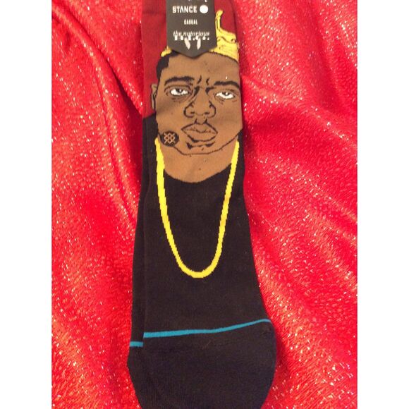 Stance Casual Socks Large Mens 9-13 Notorious B.I.G. Biggie Resurrected - Picture 1 of 5